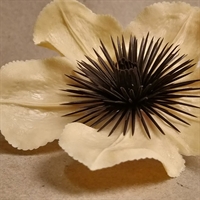 creme clematis sort midte gammel plastik kunstig blomst genbrugsbutik online 